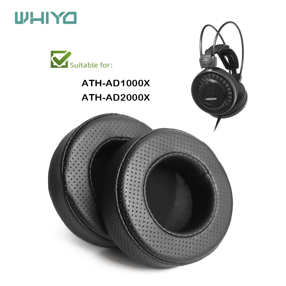 

Whiyo Replacement Ear Pads for ATH-AD1000X ATH-AD2000X Headphones Cushion Sleeve Velvet Earpad Cups Earmuffes Cover