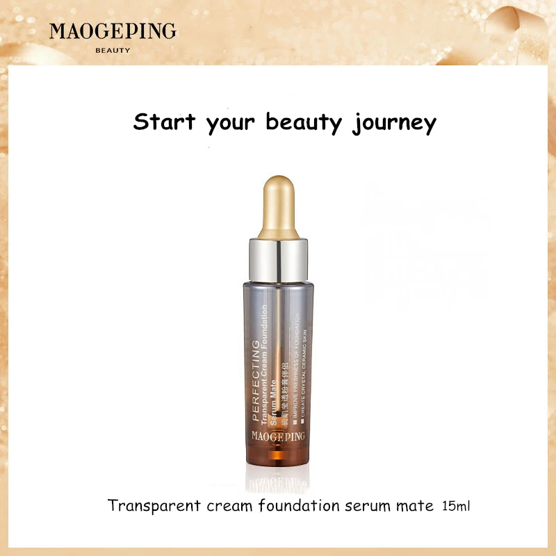 Maogeping Perfecting Transparent Cream Foundation Serum Mate Improve Freshness Of Foundation Create Crystal Ceramic Skin