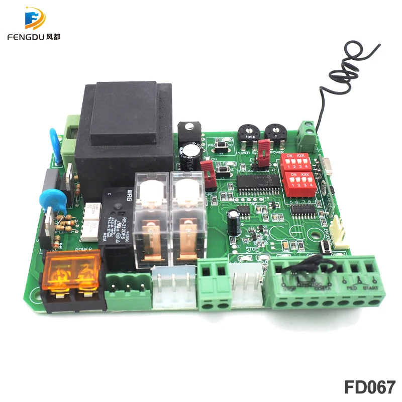 Imagem -04 - Interruptor de Controle Remoto sem Fio Universal Transmissor rf para Porta de Garagem Motor Led Lâmpada de Porta Deslizante 220v ac 2ch 433mhz