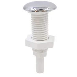 New chrome surface Air jet ABS Material,Massage  bathtub accessories straight teeth nozzle with white base,Perfect for bathroom