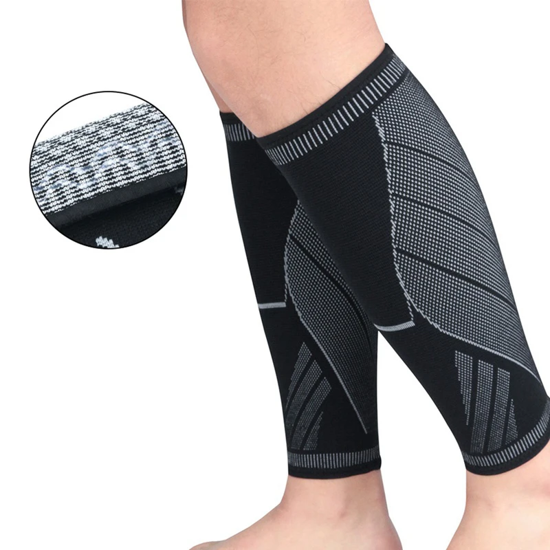 1pc Knee Lower Leg Sleeve Cover support brace Anti-slip gym fitness Running Basketball football Compression Knitted Protector