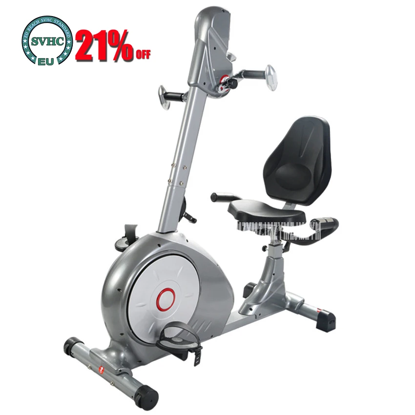 Indoor Cycling Bikes Horizontal Exercise Car Home Muffler Bikes And Feet With The Elderly Fitness Equipment 8602R Load 100kg