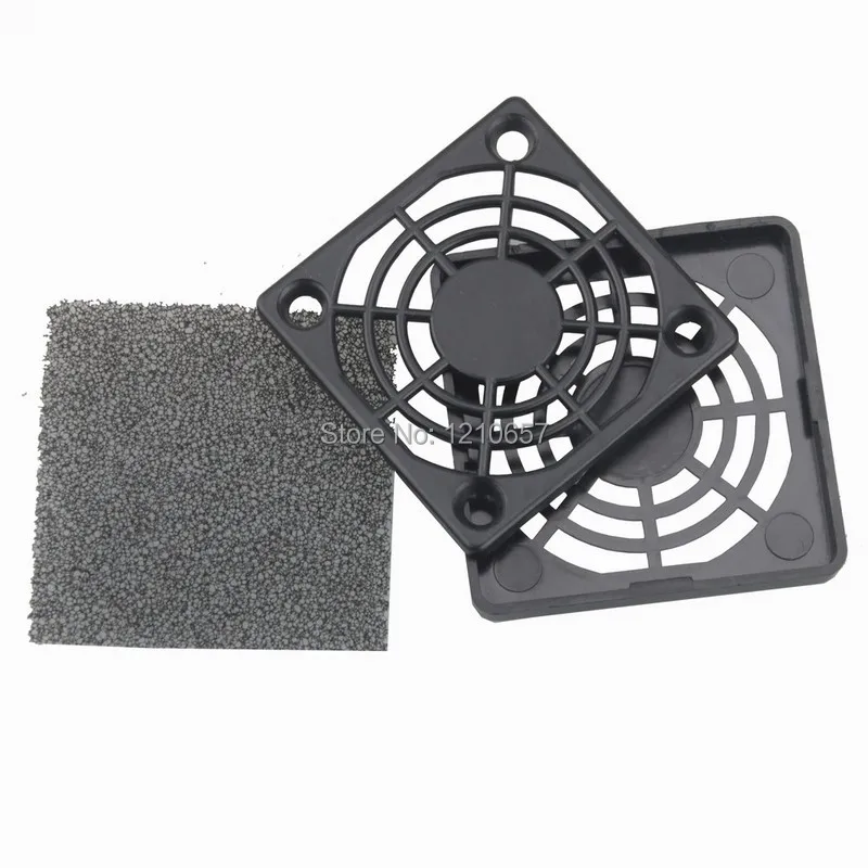 5 stuks LOT Guard Black Plastic Stofdicht Filterable 50mm Computer Fan Filter