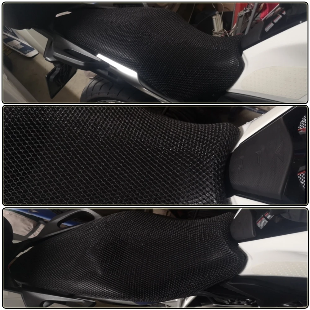 For Honda VFR1200 VFR 1200 Rear Seat Cowl Cover Waterproof Sunproof Insulation Net 3D Mesh Protector Motorcycle Accessories