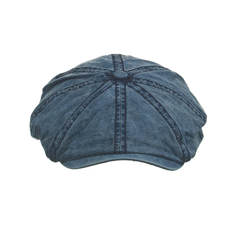 Painter Denim Material Star Anise Berets Unisex Newsboy Hat Men\'s High Quality Women\'s Model Catwalk Golf Outdoor Caps BL04