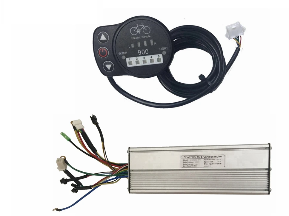 60V 60A KT controller Brushless DC  Ebike Controller +KT-LCD3 Display One Set，Used for 2000W-3000W Ebike Kit.