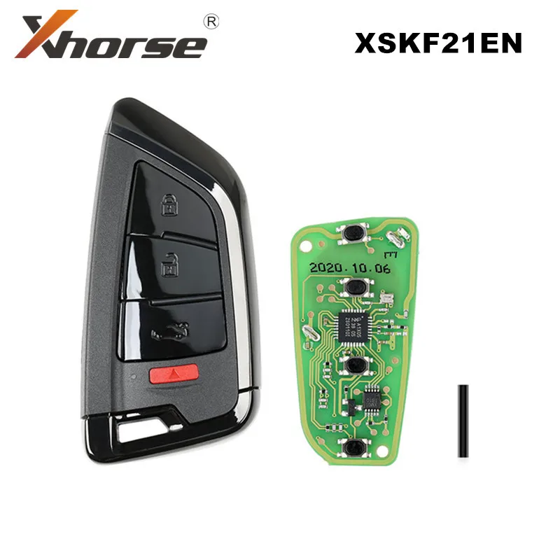 1PCS Xhorse XSKF01EN XSCS00EN XSMQB1EN XSKF20EN XSKF21EN Inteligentny klucz współpracuje z MINI Key Tool/VVDI2