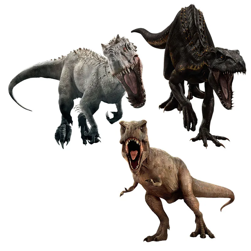 Three Ratels CX19 Fierce dinosaur Tyrannosaurus Rex wall stickers for boys home decoration living room gift decals