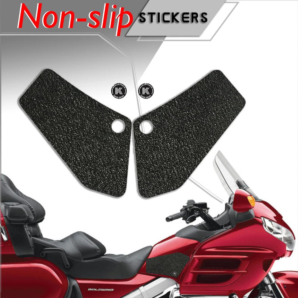 

Motorcycle tank grip fuel tank traction pad side knee grip friction protector sticker for HONDA 2001-2010 GOLDWING