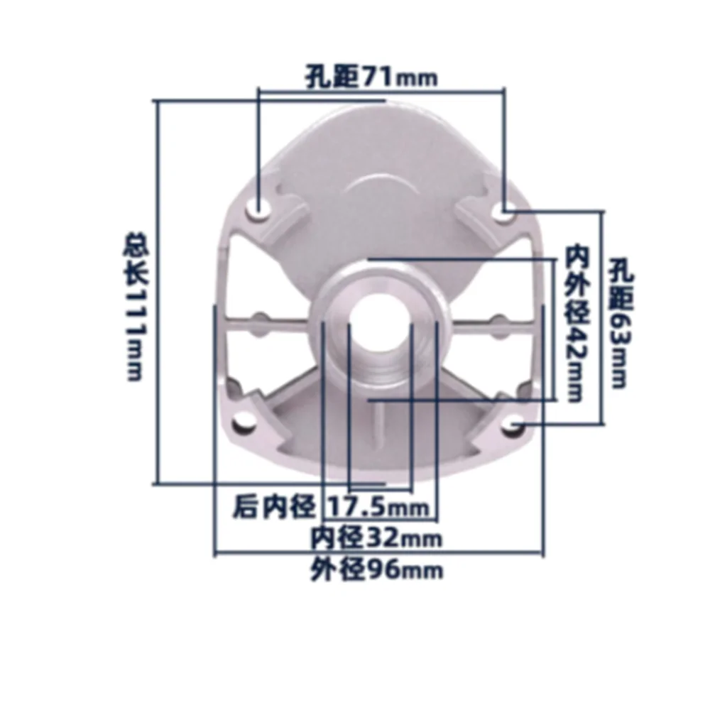 Запасные части средней крышки для отбойного молотка Makita HM0810 Запасные части средней крышки для отбойного молотка Makita HM0810