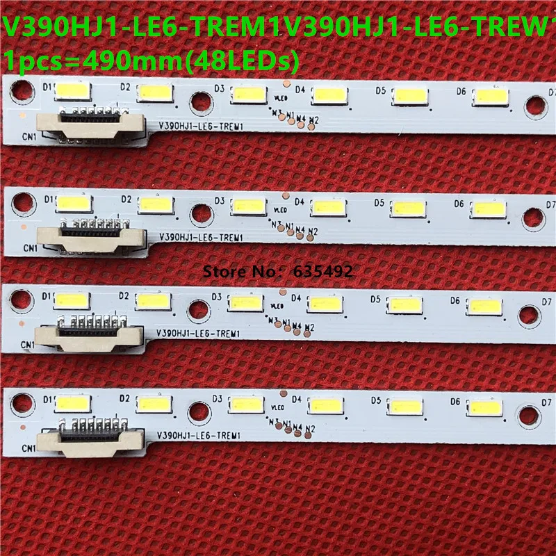 New 20PCS LED Backlight Strip for V390HJ1-LE6-TREM1 V390HJ1-LE6-TREW1 TX-39A400B 39A400E 39AS500B 39AS600B TC39A400B TC39A600B