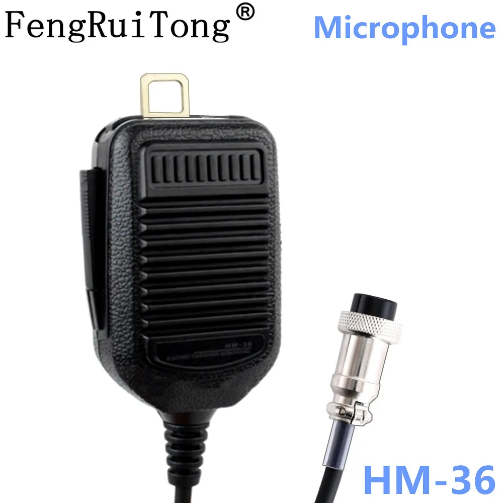 8 Pin HM-36 mikrofon dla HM36 IC-718 IC-775 IC-7200 IC-7600 IC-25 IC-28 IC-38 samochodu przenośne Radio Walkie Talkie
