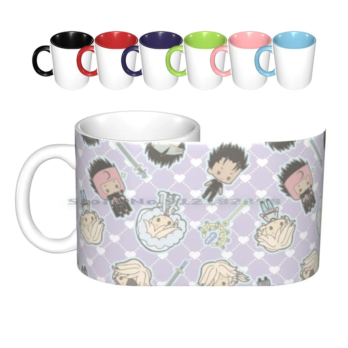 Kurofai Chibi Ceramic Mugs Coffee Cups Milk Tea Mug Tsubasa Tsubasa Reservoir Chronicle Kurofai Kurofay Kurofye Kurogane Fai