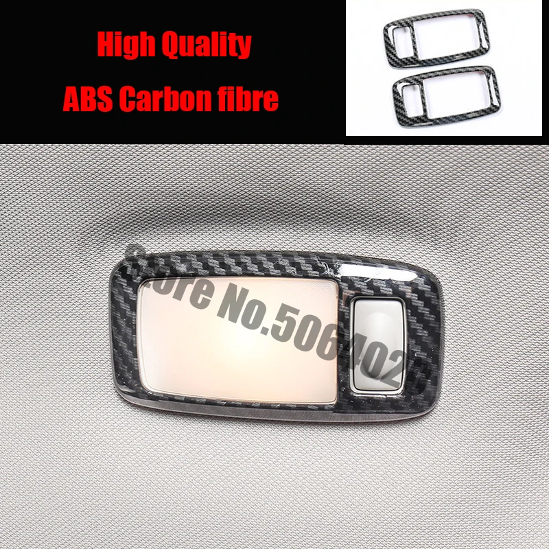 

ABS For Infiniti QX60 2014 2015 16 17 2018 accessories Car Rear reading Lampshade panel Cover Trim Sticker Car styling 2pcs