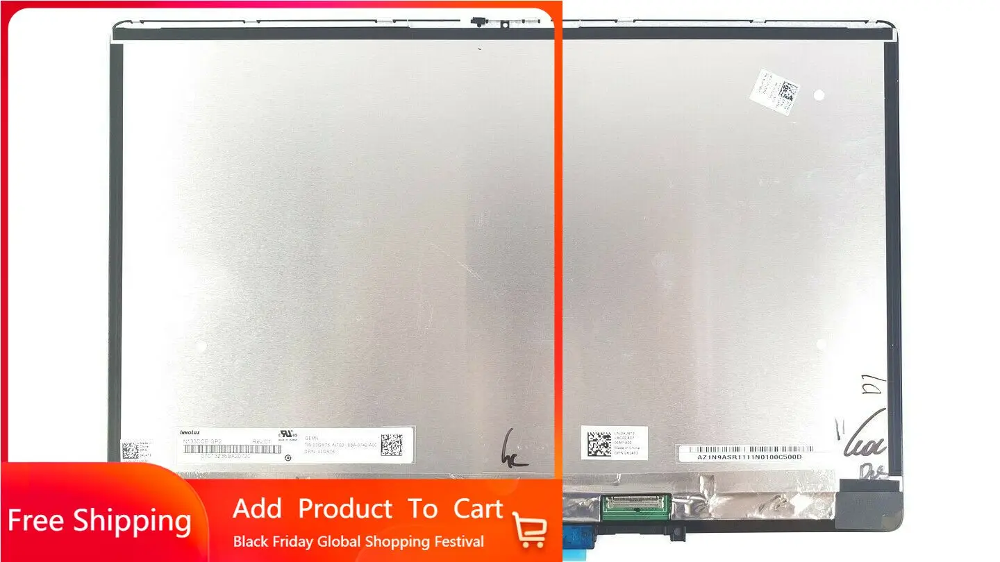 

13.3 For Dell Inspiron 13 7386 KJ4T3 0KJ4T3 FHD 1920*1080 UHD 3840*2160 LCD Touch Screen Digitizer Display Assembly