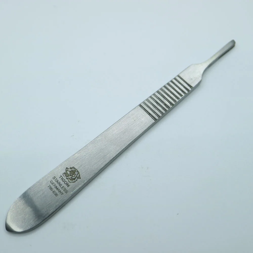Hochwertiger TIGON Dental-Skalpellgriff Chirurgischer Operationsmessergriff Edelstahl Oralimplantat-Werkzeuge Dentalmaterial 3 # – Detail 1