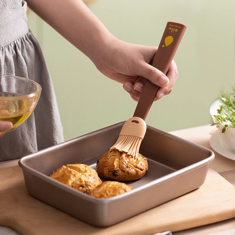 Xiaomi Thực Phẩm Silicon Cao Cấp Bàn Chải Bếp Tỳ Hưu Dầu Đầu Hộ Gia Đình Chịu Nhiệt Độ Cao Không Linting Nướng Thịt Nướng