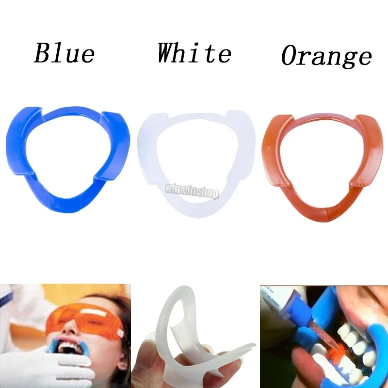 10Pcs/set Teeth O Shape Dental Intraoral Cheek Lip Retractor O type Lip Tooth Whitening Mouth Opener Dentist Materials Tools