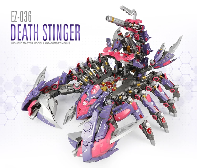 

ZA ZOIDS Death Stinger EZ-036 Master Land Combat Mecha Assembled Model Toys Action Figure