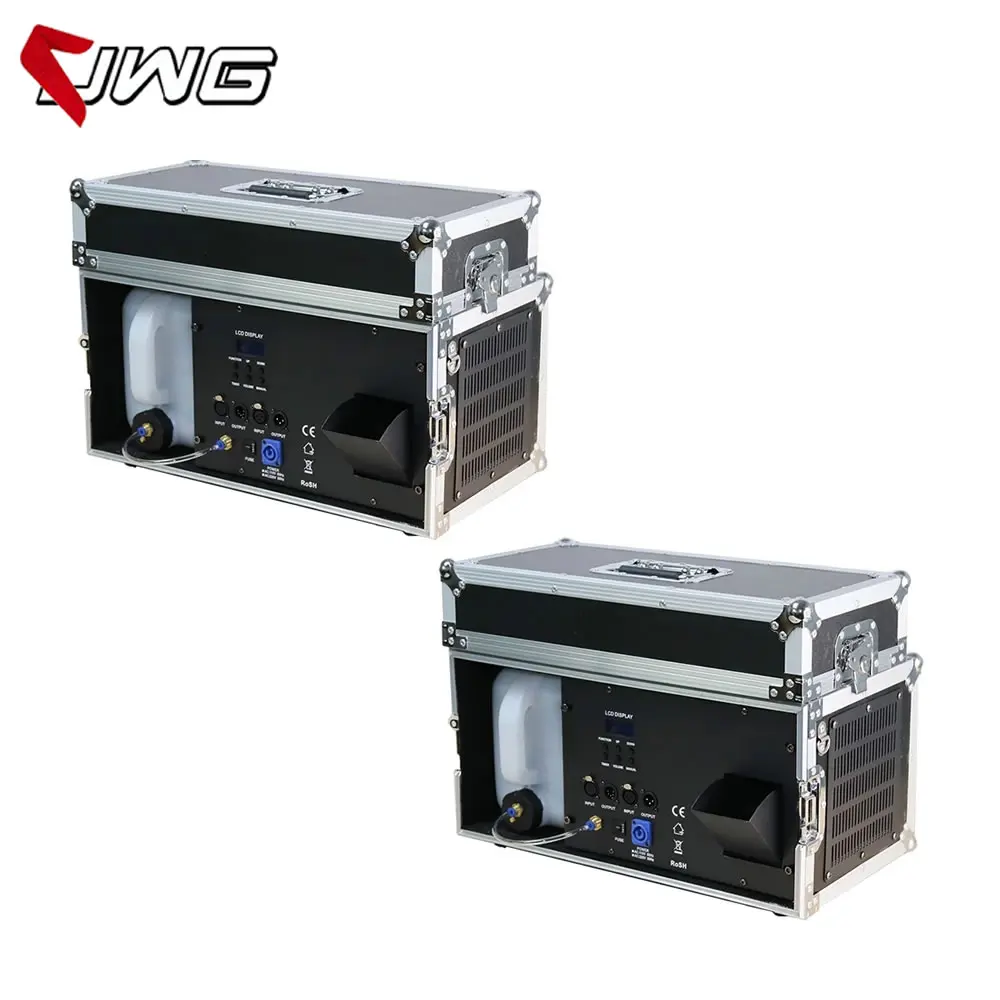 Free Shipping 2pcs/lot Haze Machine 2000W Stage Machine Fogger DMX Smoke Effects Hazer Professional Fogger Stage Equipment