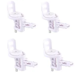 Syma X5C/X5/M68R Motor Base Cover - Crash-Resistant Plastic Gear Replacement for RC Quadcopter Durable White 4Pcs (Easy Install)