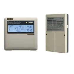 Solar Water Heater Controller SP24 Electric Heater and Gas Boiler as Auxiliary Heating Device System