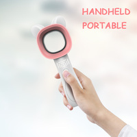 Mini Bladeless Portable Fan Cute Cat Hand held USB Rechargeable 2000mAh Fans for Home Outdoor Ventilador Cooler Fan 8H