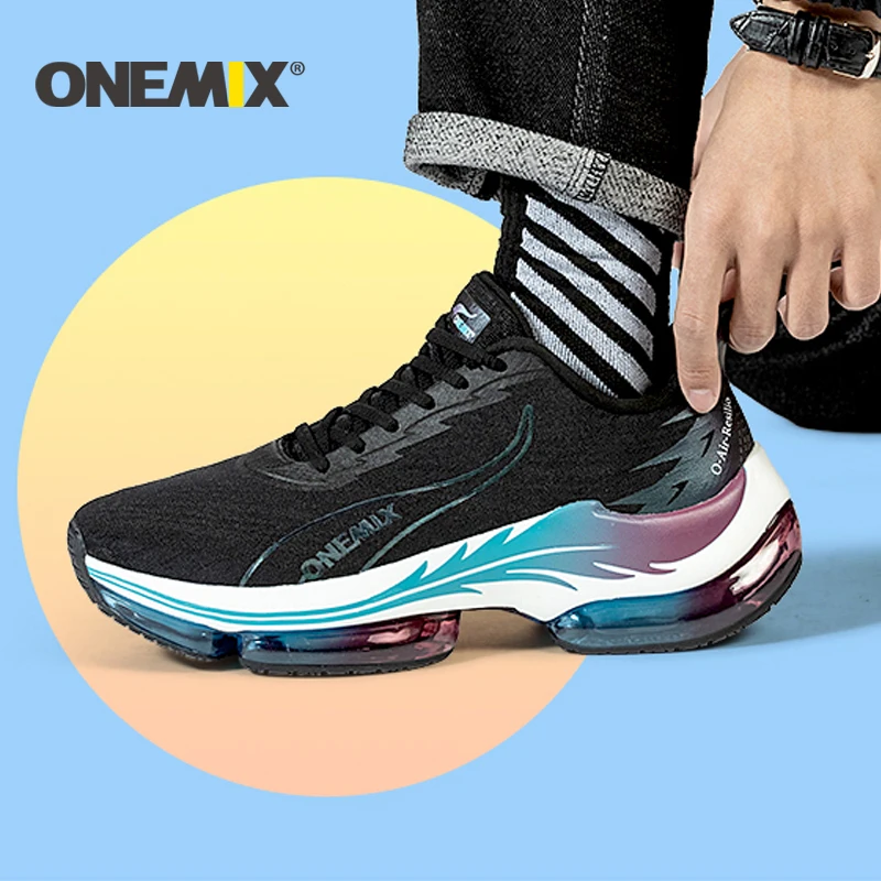 

ONEMIX New Men Running Shoes Outdoor Sport shoes Men Air Cushion Sneakers Men Trainers Shoes For Men Jogging Shoes Women 2021NEW