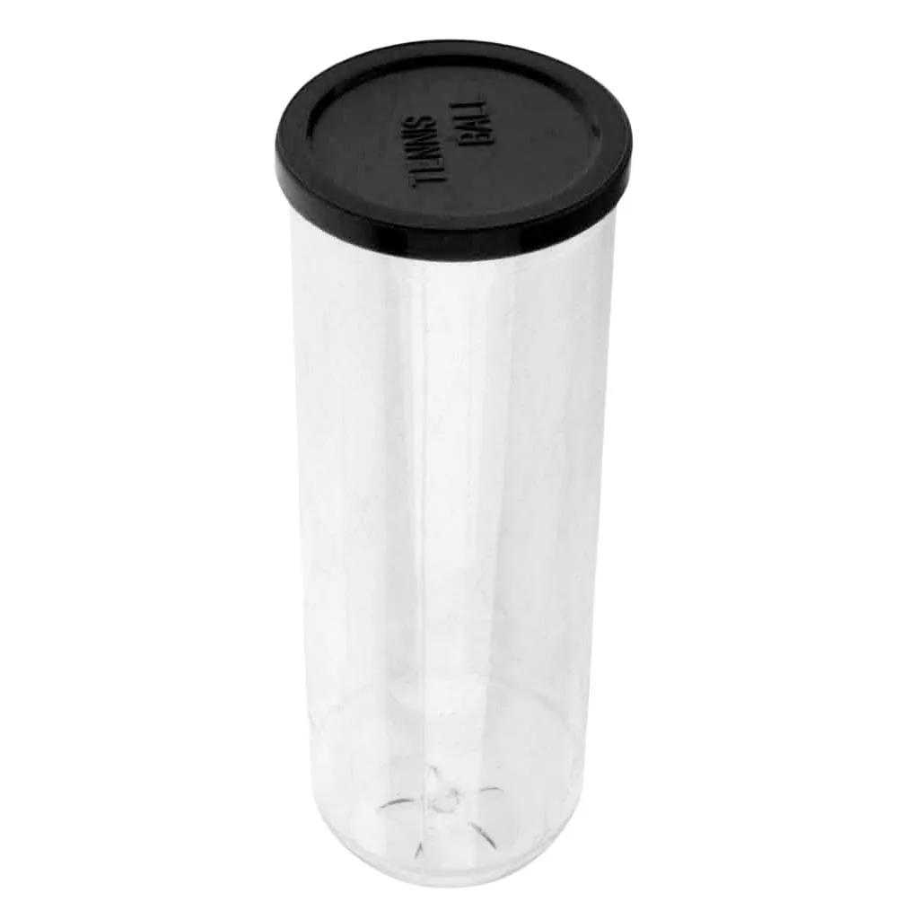 Portable Tennis Ball Can Holder Container Storage Tin Bucket Canister Hold 3 Tennis Balls