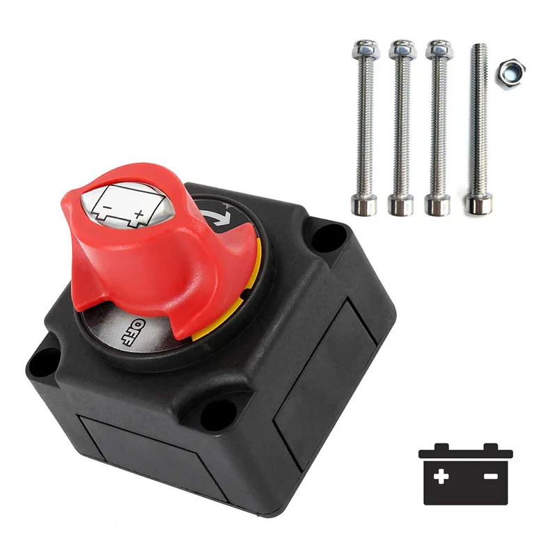 

Переключатель отключения/отключения, 12-48 В Waterpro главного питания, двойной переключатель изолятора батареи 300/а для автомобиля, небольшой яхты, RV CTV