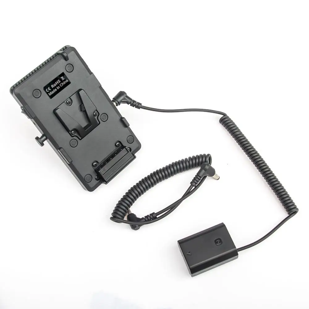 FOTGA V Mount Power Supply Systerm D-tap Battery Plate Adapter DC Coupler with NP-FZ100 for Broadcast SLR HD camera