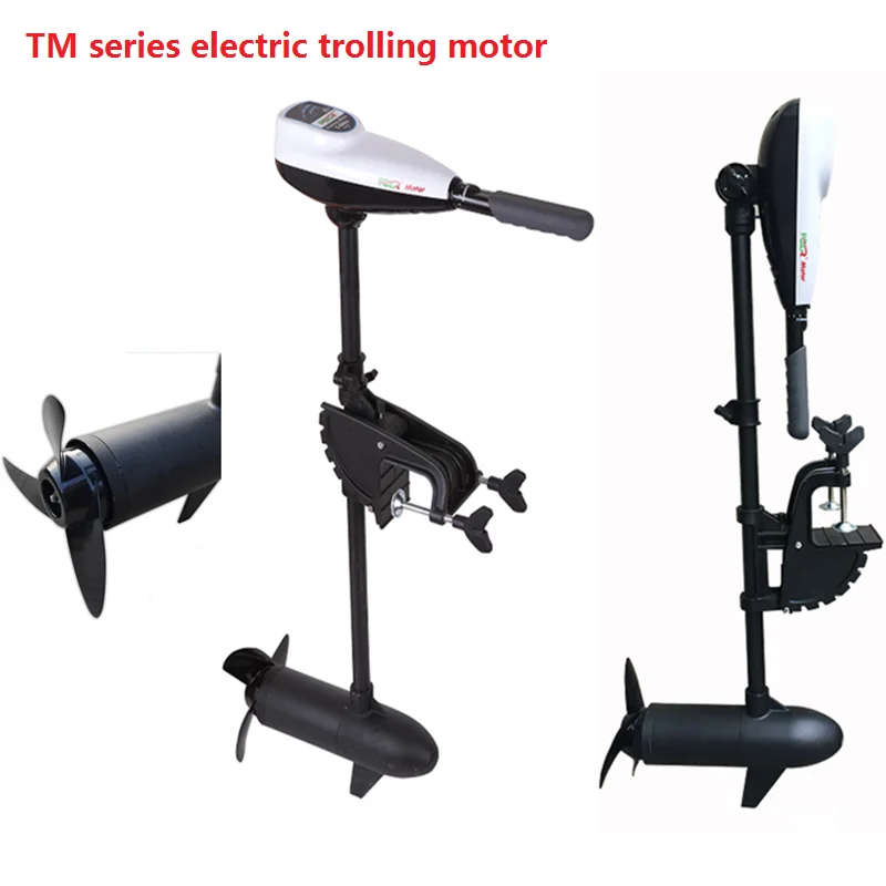 Wholesale Facotry Price Model TM54 LBS Electric Trolling Motor For Small Inflatable Boat Dinghy Raft In Fresh Or Salted Wateralt