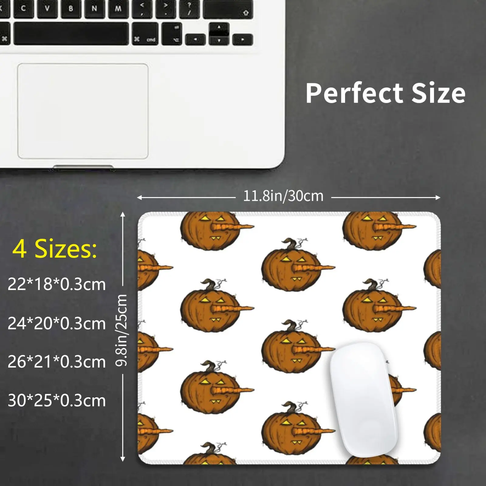 Carrot Jack Mouse Pad DIY Print Grunge Witch Magic Spooky Creepy Goth Gothic Dark Weird Horror Ufo Space