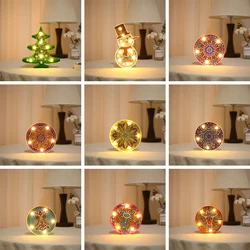 YI LUMINOSO Nuovo 5D FAI DA TE Pittura Diamante HA CONDOTTO LA Lampada Pupazzo di Neve Luce di Speciale A Forma di Mosaico Del Ricamo Gufo Incompiuto Kit Regalo Di Natale