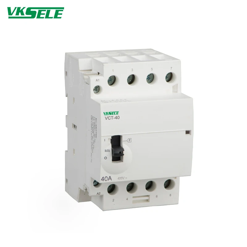 Фонарь VKSELE KCT серии 63amp 4pole24v 4NO 4NC 2NO2NC 220V, модульный контактор ручного типа