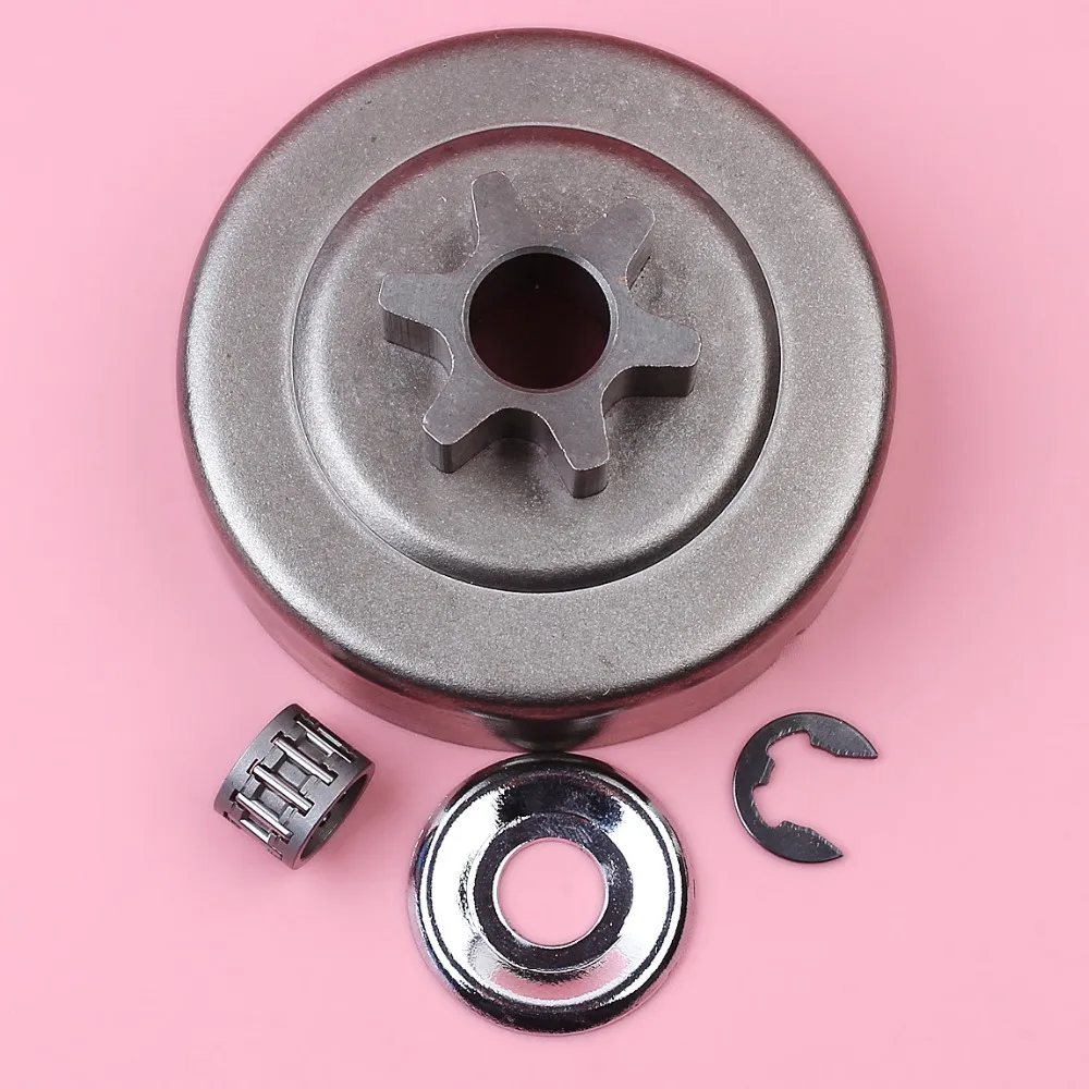 

3/8 6T муфта барабанная шайба E-clip игольчатый подшипник для Stihl MS180 MS170 018 017 MS250 MS230 MS210 025 023 021 Запчасти для бензопилы