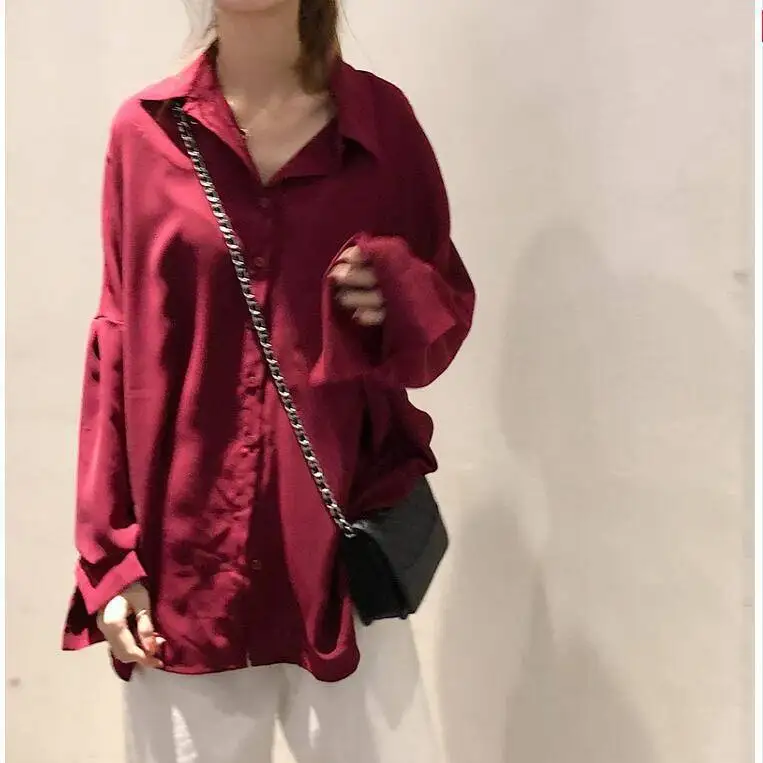 Blouse Women Spring Shirt Women\'s Loose Long Sleeve Chiffon Shirt Spring Blusas Mujer De Moda