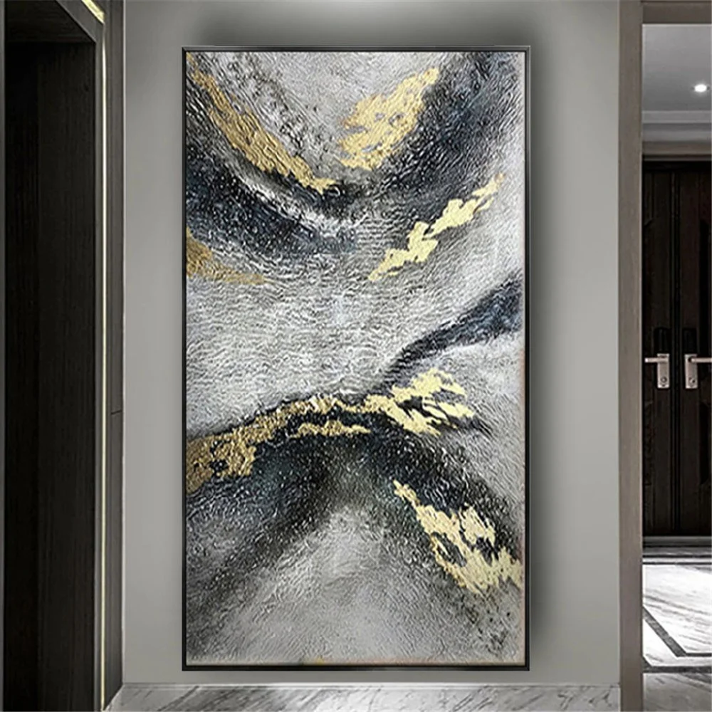 

Modern Large Size Canvas Wall Art Decorative Murals 100% Hand-painted Abstract Oil Painting Decor Living Room Office Bar Artwork