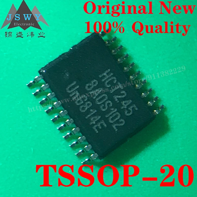 10 pcs 74HCT245PW TSSOP-20 Semiconductor Logic IC Total Transceiver Chip for Module arduino nano BOM Order Form