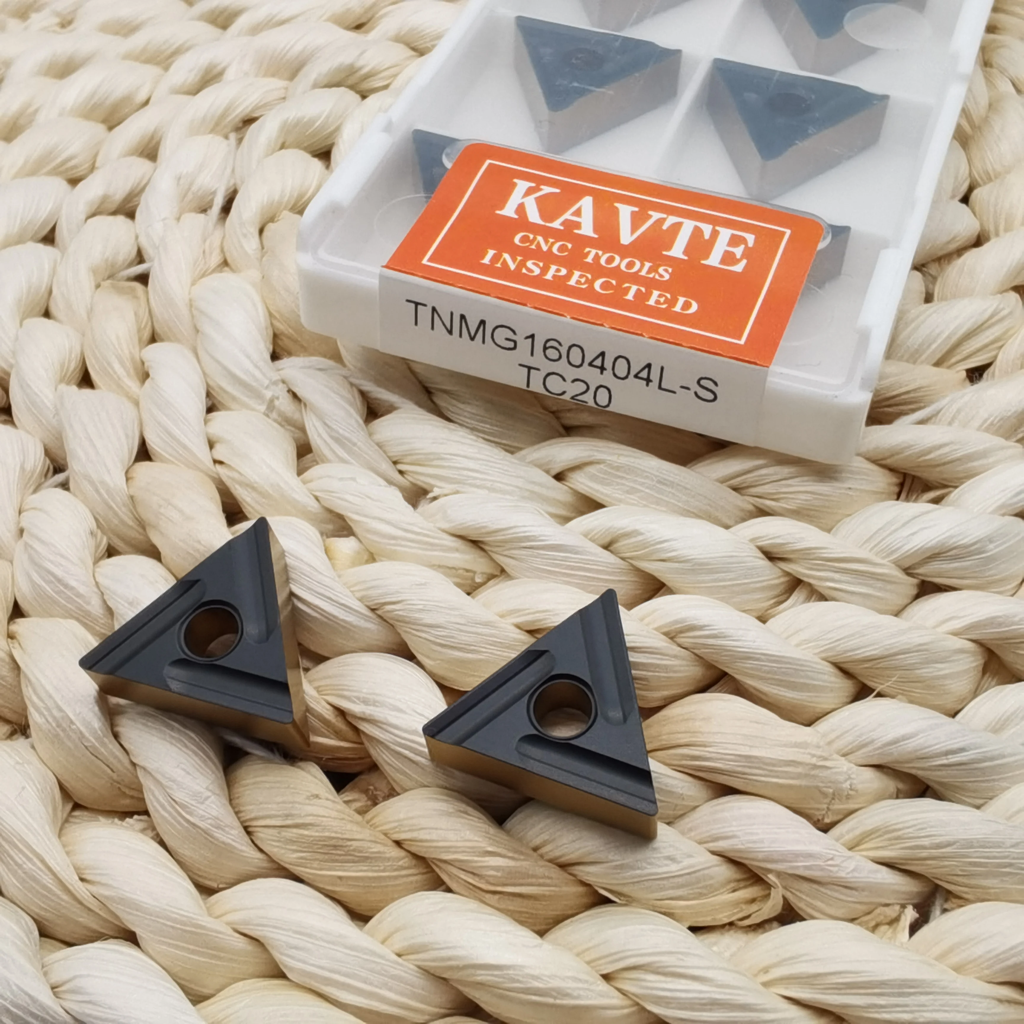 KAVTE 10PCS TNMG160404-TM TNMG 160408 TM/HQ/CQ/R-S/L-S/PM/CM Bi color coating cutting blade cnc carbide inserts blade