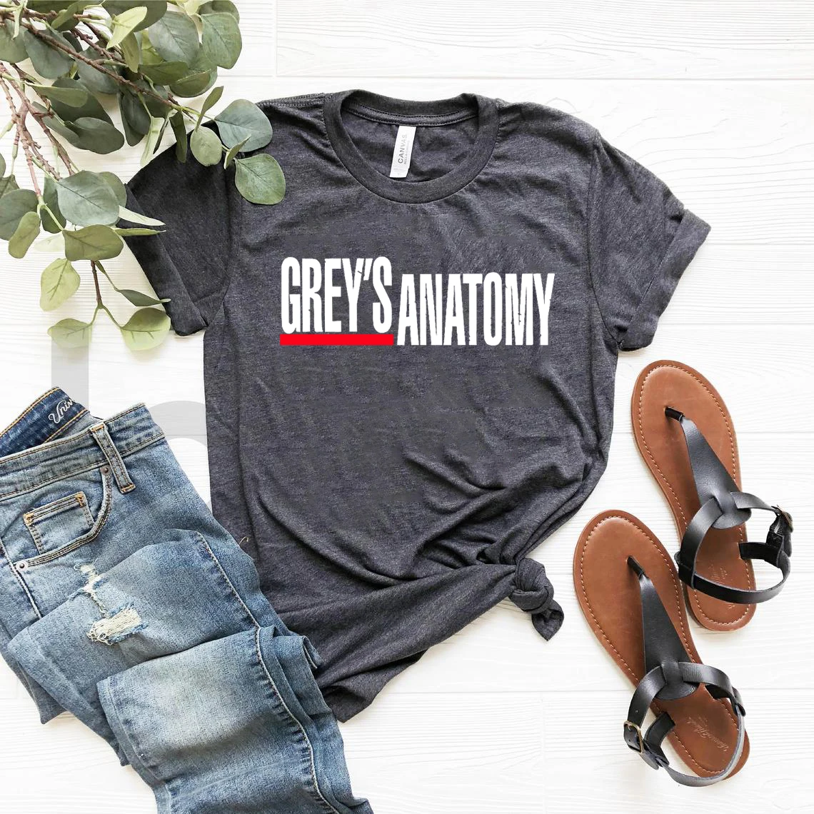 Grey's Anatomy T Shirt Grey Sloan Memorial Hospital Shirt It's A Beautiful Day To Save Lives T-Shirt Women Tshirts Graphic Tees