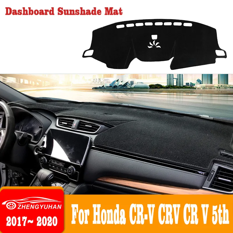 For Honda CR-V CRV 2017 2018 2019 2020 2021 2022 Car Dashboard Cover Sun Shade Mats Avoid Light Pads Anti-UV Carpets Accessories