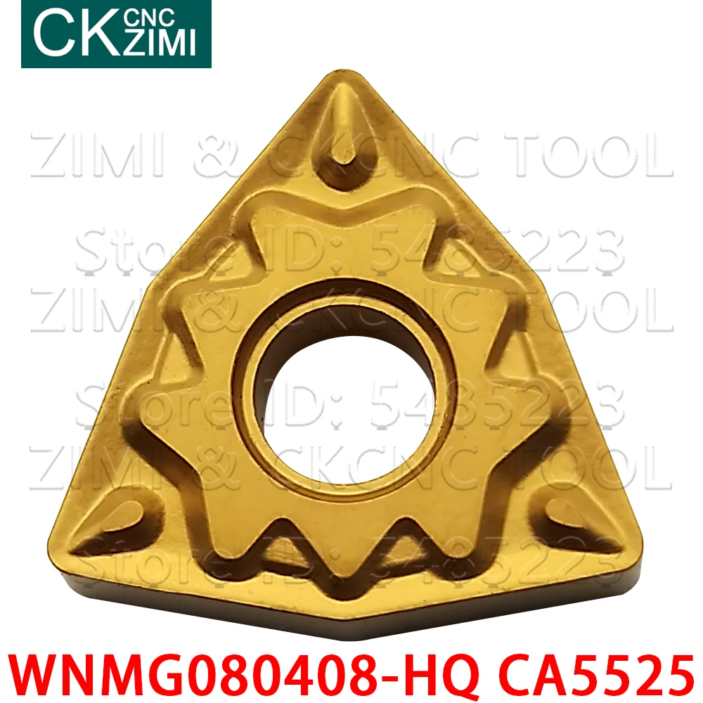 WNMG080408-HQ CA5525 شفرة من الكربيد الخشب الخارجي تحول أدوات آلة خرط تعمل بالتحكم الرقمي بواسطة الحاسوب أدوات القطع إدراج WNMG للصلب الفولاذ المقاوم للصدأ
