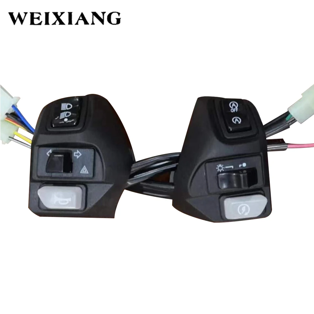Motorcycle Switches Motorbike Horn Button Turn Signal Start Handlebar Controller Switch For Yamaha NVX 155 125 AEROX 155