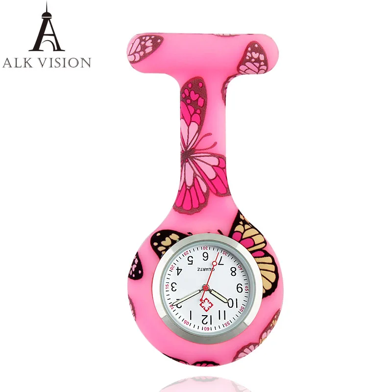 Verpleegster Horloge Verpleging Materiaal Gift Accessoire Siliconen Broche Fob Pocket Klok Arts Ziekenhuis Medische Hanger Clip Dropshipping