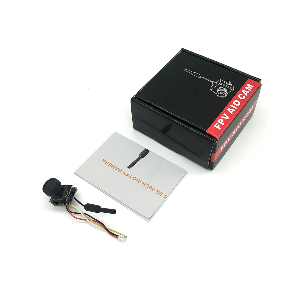 

LST-S2+ 5.8G 25MW 40CH 800TVL Transmitter FPV AIO Micro Camera FPV Camera with OSD Spare Parts