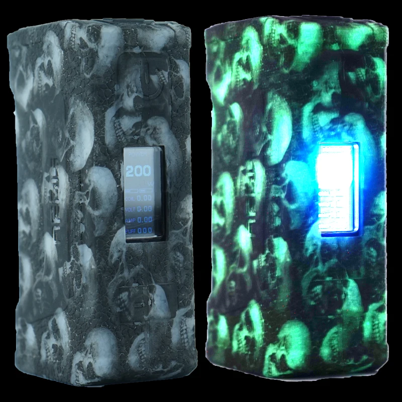 Texture Skull Case for Geekvape Aegis Legend V1 200W Silicone Cover Protective Rubber Soft Shell Skin