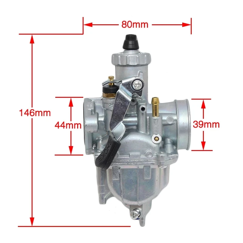 Motorcycle Carburetor Pitbike 125cc VM22 26mm Mikuni Tuning Moto Mopeds Scooter 125 2T 4T Carburetorr Motocross Parts