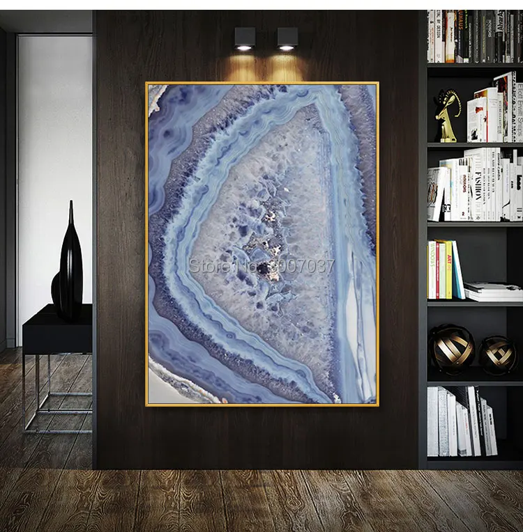 Hand Painted Abstract Sea Oil Painting on Canvas Modern Seascape Water Painting Wall Art Picture Cuadros Decor Free Shipping