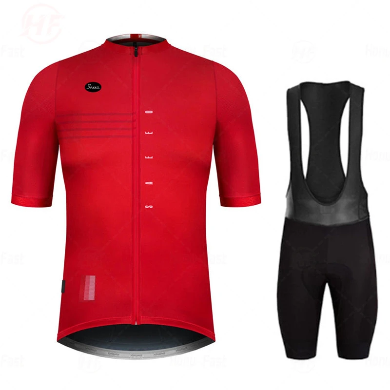 Saeeo Style Cycling Jersey Set for Men, Short Sleeve Bicycle Clothing Kit, MTB Bike Wear, Triathlon Maillot, 2026